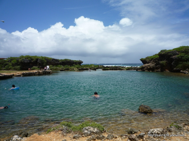 2010 春末二訪關島：關島向南走，跳吧！英納拉漢天然泳池(Saluglula Pool)